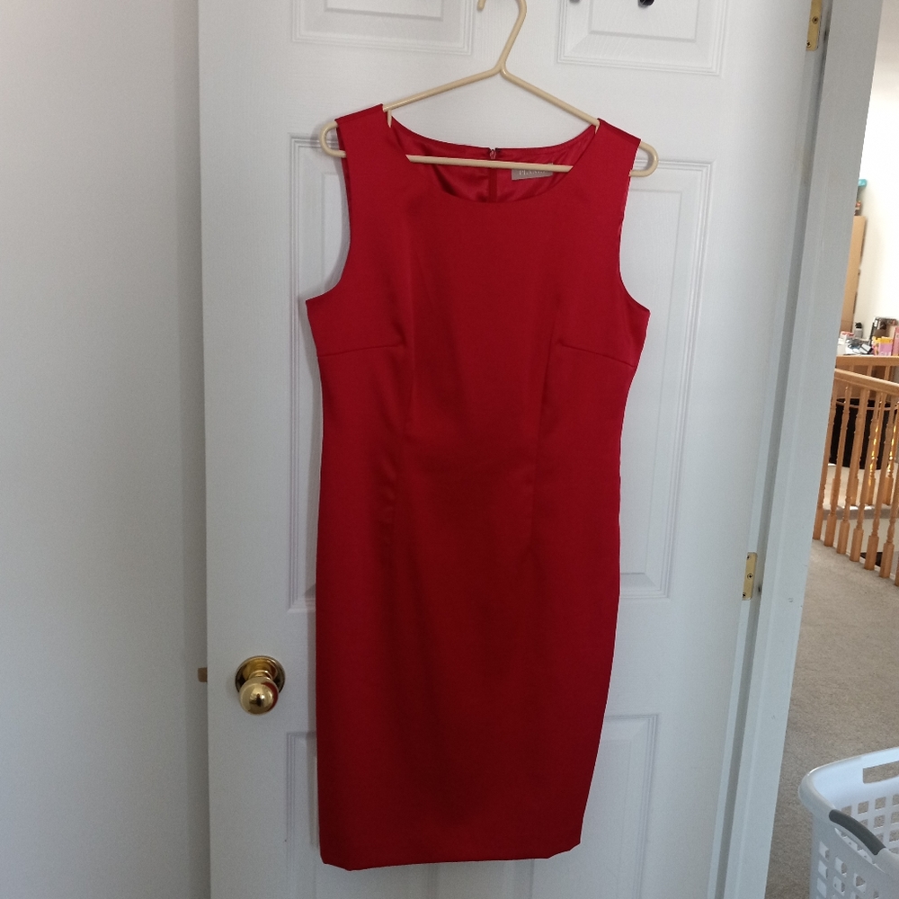 Planet | Elegant Red Midi Dress: Size 10